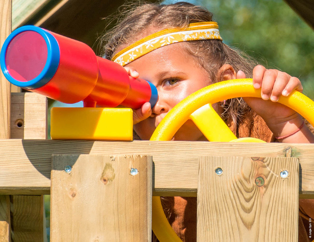 Jungle Safari | Wooden climbing frame with swing