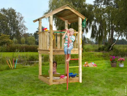 Aire de jeux pour Petit Jardin • Jungle Casa Fireman's Pole